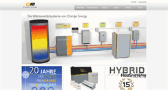 Desktop Screenshot of orange-energy.de
