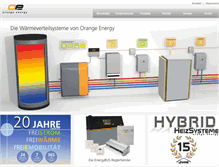 Tablet Screenshot of orange-energy.de